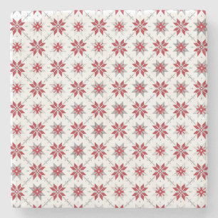 Dessous-de-verre En Pierre Latvian Morning SUN motif géométrique V