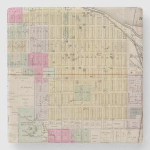 Dessous-de-verre En Pierre Lawrence, le Kansas