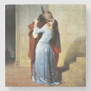 Dessous-de-verre En Pierre Le Baiser - Francesco Hayez Il Bacio
