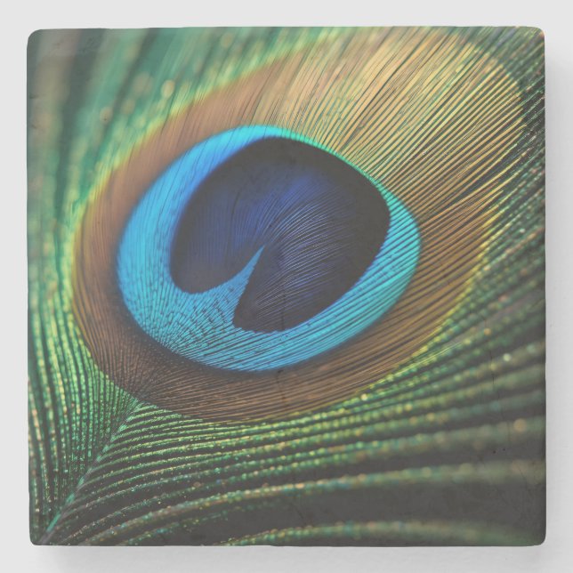 Dessous-de-verre En Pierre Le bijou de Peacock (Devant)