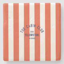Le Club Cabine Custom Crest Red Park Stripe