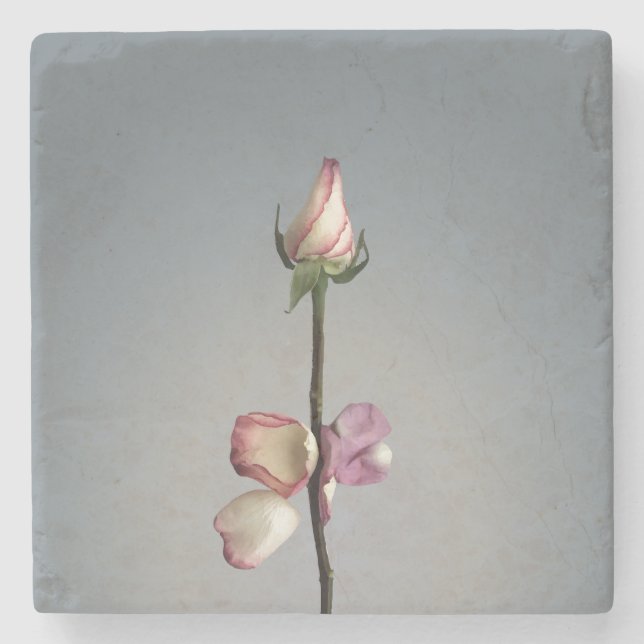 Dessous-de-verre En Pierre Le dernier pétal... (Devant)