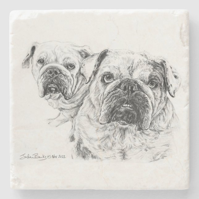 Dessous-de-verre En Pierre Le Dessous de verre de pierre de Bald Divas (Devant)