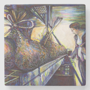 Dessous-de-verre En Pierre Le destin hurlant de la vie