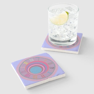 Dessous-de-verre En Pierre Le joli remous girly fait sur commande entoure