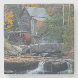 Dessous-de-verre En Pierre Le moulin historique sur Glade Creek 2