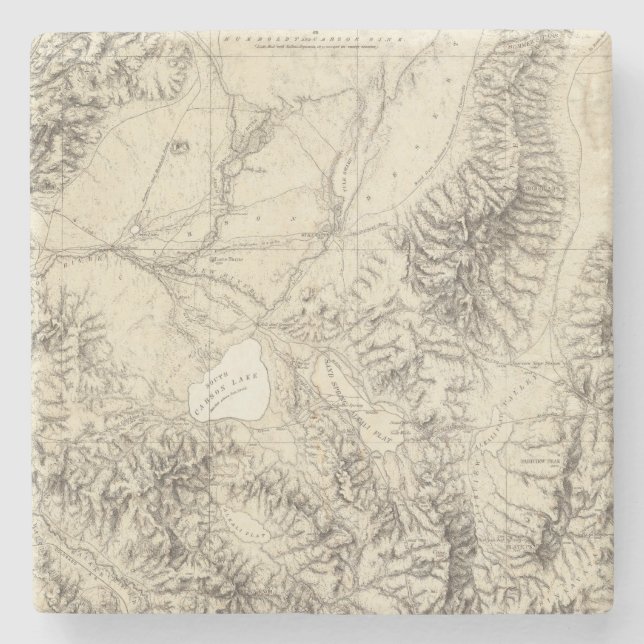 Dessous-de-verre En Pierre Le Nevada occidental (Devant)