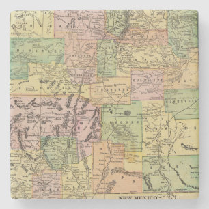Dessous-de-verre En Pierre Le Nouveau Mexique
