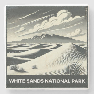 Dessous-de-verre En Pierre Le parc national de White Sands