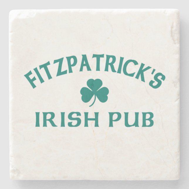 Dessous-de-verre En Pierre Le pub irlandais de Fitzpatrick  (Devant)