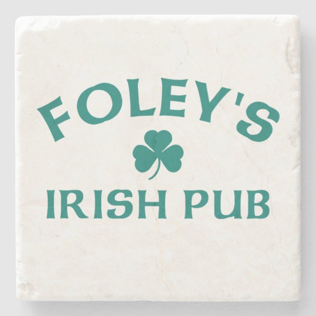 Dessous-de-verre En Pierre Le pub irlandais de Foley's  (Devant)