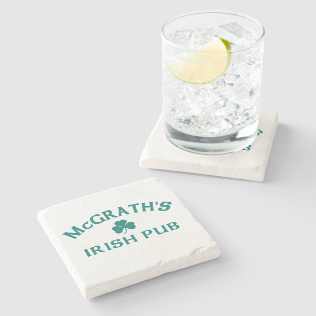 Dessous-de-verre En Pierre Le pub irlandais de McGrath (Côté)