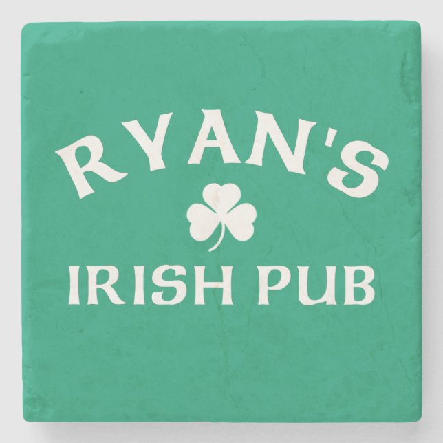Dessous-de-verre En Pierre Le pub irlandais de Ryan  (Devant)