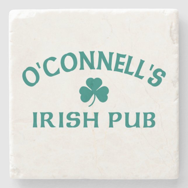 Dessous-de-verre En Pierre Le pub irlandais d'O'Connell (Devant)
