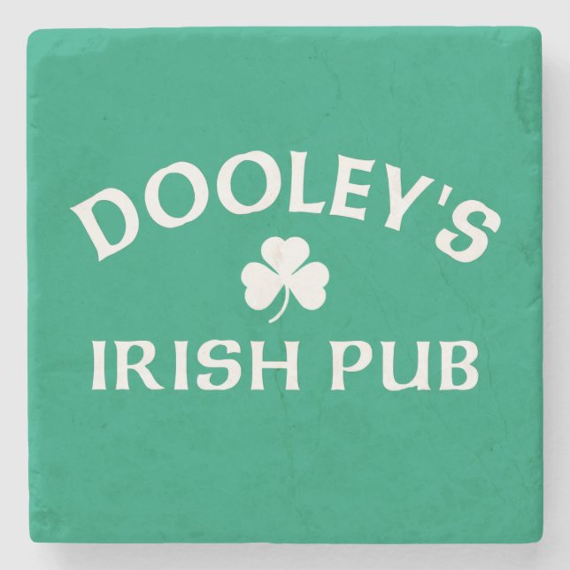 Dessous-de-verre En Pierre Le pub irlandais Dooley's  (Devant)