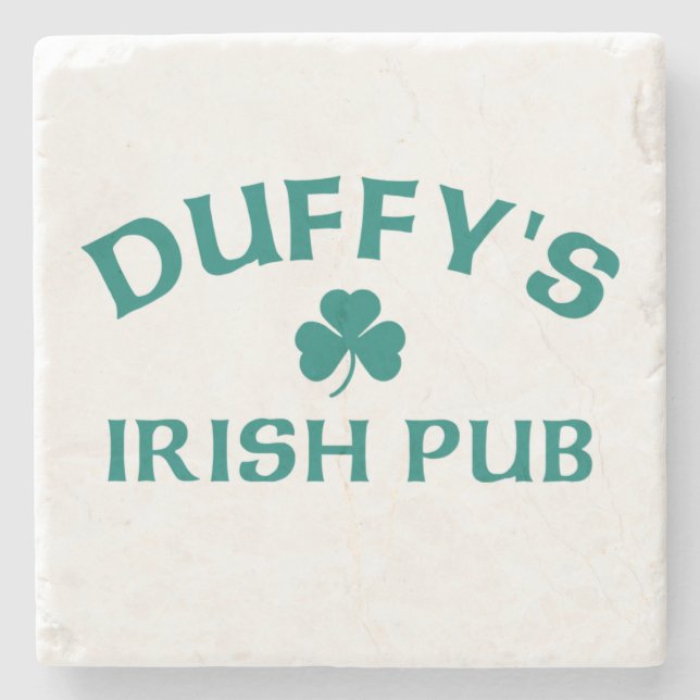 Dessous-de-verre En Pierre Le Pub Irlandais Duffy (Devant)