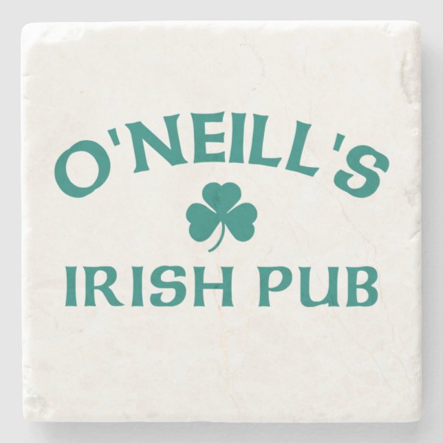 Dessous-de-verre En Pierre Le pub irlandais O'Neill's  (Devant)