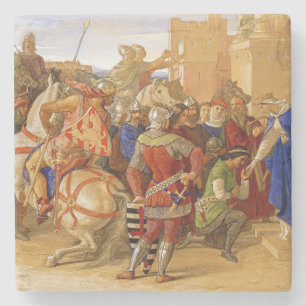 Dessous-de-verre En Pierre Le roi Arthur et les chevaliers de la table ronde