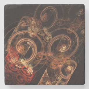 Dessous-de-verre En Pierre Le son de la musique Art Abstrait
