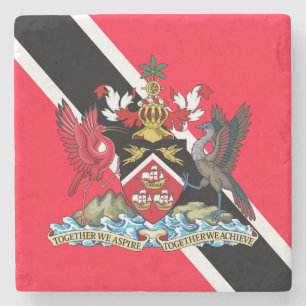 Dessous-de-verre En Pierre Le Trinidad-et-Tobago