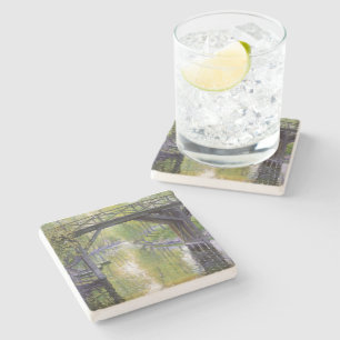 Dessous-de-verre En Pierre Le Vieux Pont (par Guy Rose)