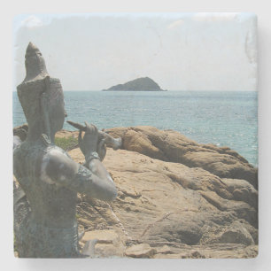 Dessous-de-verre En Pierre Légende de Sudsakorn… Sattahip, Thaïlande