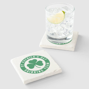 Dessous-de-verre En Pierre L'équipe de buveurs de la Saint-Patrick