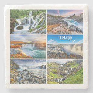 Dessous-de-verre En Pierre Les chutes d'Islande