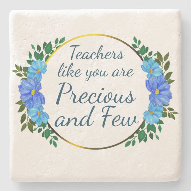 Dessous-de-verre En Pierre Les enseignants comme vous sont Precious et peu de (Devant)