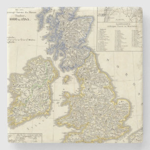 Dessous-de-verre En Pierre Les îles britanniques à partir de 1066 à 1485