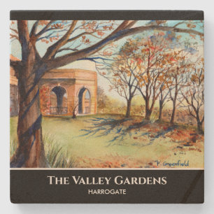 Dessous-de-verre En Pierre Les jardins de la vallée Harrogate par Farida Gree