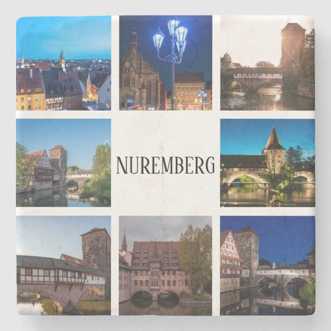 Dessous-de-verre En Pierre Les paysages de Nuremberg (Devant)