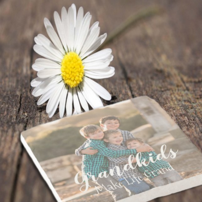 Dessous-de-verre En Pierre Les petits font la vie grand (Créateur téléchargé)