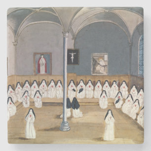 Dessous-de-verre En Pierre Les soeurs de l'abbaye