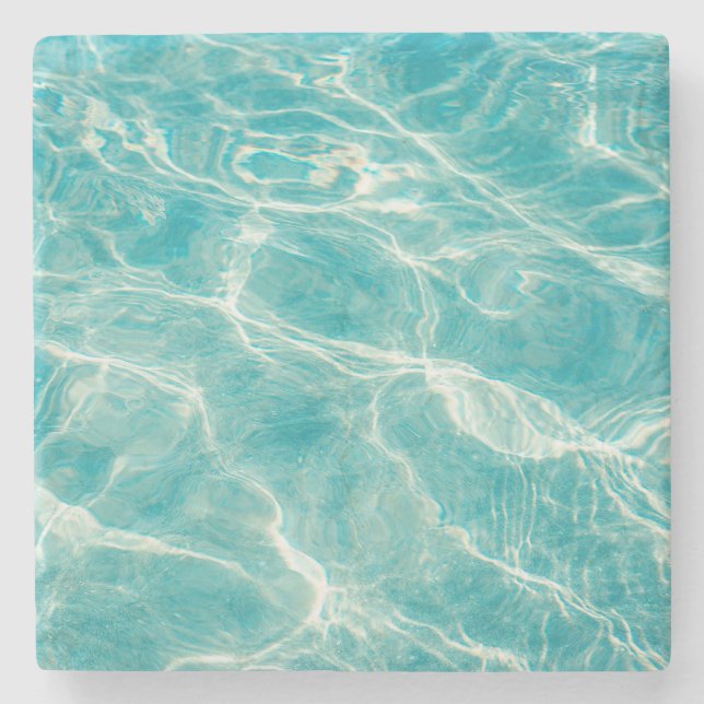 Dessous-de-verre En Pierre les vagues de la mer (Devant)
