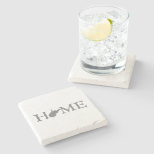 Dessous-de-verre En Pierre LETTRE D'ÉTAT DE LA Virginie-Occidentale Virginie