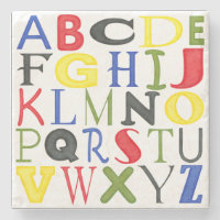 Lettres brillamment colorées par Megan Meagher