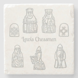 Dessous-de-verre En Pierre Lewis Chessmen in the Frontline