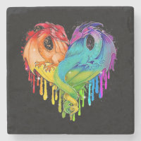 Lgbt Dragon Heart Rainbow Heart Dragon Lgbt Pride
