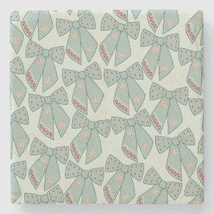 Dessous-de-verre En Pierre Lignes vertes Sage