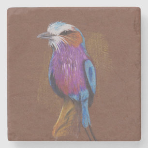 Dessous-de-verre En Pierre Lilac brasse rouleau illustration animal nat