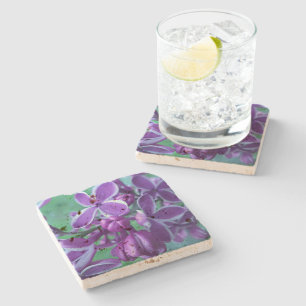 Dessous-de-verre En Pierre Lilac variété de couleurs
