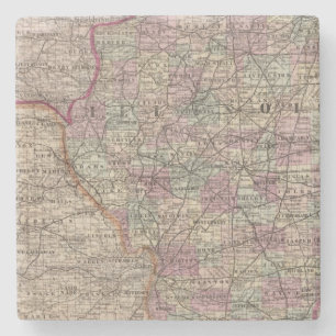 Dessous-de-verre En Pierre L'Illinois 10