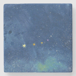 Dessous-de-verre En Pierre L'illustration du ciel étoilé