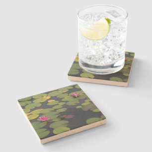 Dessous-de-verre En Pierre Lilypad Pond Peinture Monet