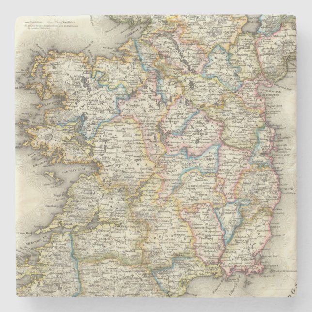 Dessous-de-verre En Pierre L'Irlande 13 (Devant)