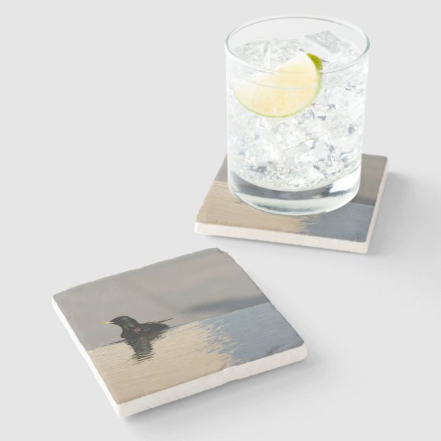Dessous-de-verre En Pierre Little Bird (Côté)