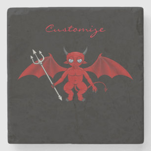 Dessous-de-verre En Pierre Little Red Devil Thunder_Cove