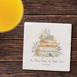 Dessous-de-verre En Pierre Livres de citations personnalisés Roses bleues bei
