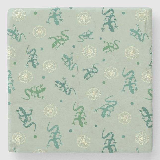 Dessous-de-verre En Pierre Lizard (Devant)